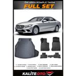 Mercedes C Serisi W205 Bagaj Havuzu+4.5d Havuzlu Paspas Seti 2015 Model - Siyah