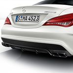 Mercedes cla amg difüzör ve egzoz uçları w117 2016+