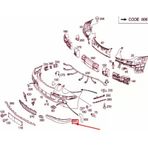 Mercedes E Class Ön Tampon Bandı Nikelaj Çıta Avangarde Sol 2002- 2007 (Oem No: A21188005129999)