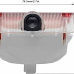 Mercedes Glk Kapı Altı Hayalet Logo 2009-2015 Arası Modellere Uyumlu