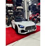 Mercedes Gtr1(Özel Plaka) Akülü Araba (0-6 Yaş) - Beyaz