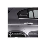 Mercedes ile Uyumlu Gla İçin uyumlu Aksesuar Oto Ritim sticker 2 Adet 20 * 9 Cm