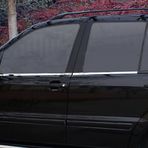 Mercedes Ml Klasse 2006-2011 4 Parça Paslanmaz Çelik Cam Çıtası