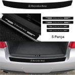 Mercedes S Için Uyumlu Aksesuar Oto Bağaj ve Kapı Eşiği Sticker Set Karbon - Beyaz - Standart