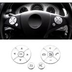Mercedes S Serisi Direksiyon Tuş Kaplaması Gümüş W221 2008-2012