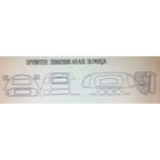 Mercedes Sprinter 2000 - 2006 Arası 24 Parça Karbon Desen Torpido Kaplama