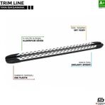 Mercedes Sprinter Uyumlu W901 Uzun Şase Trimline Gri Yan Basamak 315 Cm 1998-2006