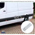 Mercedes Sprinter W906 Krom Yan Reflektör Çerçevesi 6 Prç. 2006-2018 Arası P.Çelik