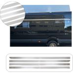 Mercedes Sprinter W907 Uyumlu Krom Cam Üst Çıtası 6 Parça Paslanmaz Çelik