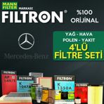Mercedes Vito 115 Cdi Mann Filtron Filtre Bakım Seti 2004-2010