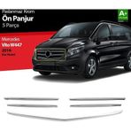 Mercedes Vito Uyumlu W447 Krom Ön Panjur Dar Model 5 Parça. 2014-2020