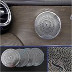 Mercedes W 205 W213 Hoparlör Kapakları Burmester - Krom Kapak Burmester 4 Adet Takım .