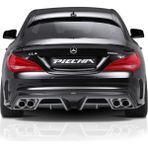Mercedes W117 Uyumlu Cla Serisi Amg Piecha Arka Tampon Difüzör (Plastik)