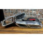 Mercedes - W205 2014 - Arka Egzoz Ucu Set (C63 Gümüş Renk) W205 2014-