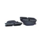 Mercedes - W205 2014 - Arka Egzoz Ucu Set (C63 Siyah Renk) W205 2014-