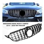 Mercedes W205 C Serisi Spor Ön Panjur Izgaralı Piano Black & Krom Şeritli 2014-2020 1. Kalite