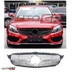 Mercedes W205 Diamond Ön Panjur Izgara Seti Amg 2019+ C Serisi