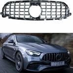 Mercedes W213 Gtr Ön Panjur Izgara Seti Krom-siyah 2021 Sonrası