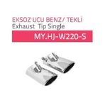 Mercedes W220 S Egzoz Ucu Krom Çift Çıkış S Serisi