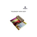 Mercekli Basit Teleskop Yapım Seti 1 Paket Teleskop Deney Seti Silindir Karton Mercek Etkinlik Seti - Çok Renkli