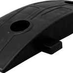 Mercekli Klasik Hız Kesici Kapağı, Yol Kasisi Kapağı 25 x 12 x 3,5 cm Siyah