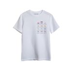 Merch&ice 2025 Yıllık Takvim Yılbaşı Unisex T-Shirt Beyaz XS