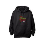Merch&ice Grinch Mode On Yılbaşı Baskılı Unisex Hoodie Siyah M