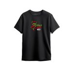 Merch&ice Grinch Mode On Yılbaşı Baskılı Unisex T-Shirt Siyah 2XL