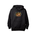 Merch&ice Kedi Yılbaşı Ağacı Süsleri Christmas Baskılı Unisex Hoodie Siyah S