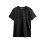 Merch&ice Merry Christmas Geyik Silüeti Yılbaşı Baskılı Unisex T-shirt Siyah S