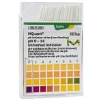 MERCK 109535 pH Kağıdı pH 0-14 pH-İndikatör Şeriti Evrensel İndikatör MColorpHast™ 100 Adet/Kutu