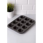 Mercora Tech 12'li Yanmaz Yapışmaz Muffin Kek Kalıbı - Çok Renkli