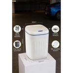 Mercora Tech 20 Litre Hareket Sensörlü Akıllı Çöp Kovası Beyaz - Çok Renkli