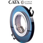 Mercora Tech Cata Ct 6646 Zambak Dekoratif Kristal Cam Spot Kasası - Altın