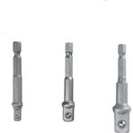 Mercure Bits Lokma Adaptörü 1/4-3/8-1/2 Lokmalar İçin Üçlü Set