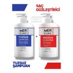 Mercure Brezilya Keratin Saç Düzleştirici Set Tuzsuz Şampuan