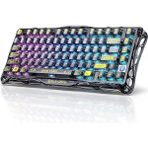 Mercury K1 Lite RGB Kablosuz Mekanik Gaming Klavye Ev - Ofis Kullanımı İçin İngilizce Q Tuş Formu