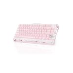Mercury K1 Rgb Kablosuz Mekanik Gaming Klavye, Alüminyum Çerçeveli, İngilizce Q, Pembe