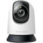 Mercusys Mc230 | 3K 5Mp Hd Akıllı Wi-Fi Güvenlik Kamerası | 360° | 13.5X Zoom | Yapay Zeka Kişi Evcil Hayvan Algılama | Bebek Ağlama Sesi Duyarlı | Gece Görüşlü | Bulut/Sd Kart Depolama