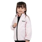 Merdia Kids Kız Çocuk Polar Dik Yaka Fermuarlı Sweatshirt Hırka Ceket