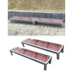 Merdiven Adım Düz Koro Yükselticileri Platformu 1/2'lik Paket, Açık Hava Kapalı Koro Merdiven Basamağı, 20 cm Yüksekliğinde Koro Müzik Ders Standı, Konuşma Kürsüsü Tabure Koltuk(2pcs)