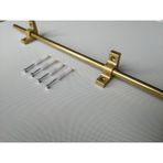 Merdiven Dip Çubuğu - Basamak Kıvırcık Paspas Sabitleme - 90 cm SARI