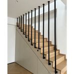 Merdiven Güvenlik Filesi Customised Balusters for Staircase Interior Kit with Railing, Ceiling Staircase Balusters Extra Long, Balustrade Kit with Posts Handrails