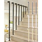 Merdiven Güvenlik Filesi Customizable Staircase Balusters Decoration Adjustable Angle, Interior Stair Railing System Kits Easy Install, Iron Stair Spindles