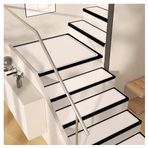 Merdiven Halı Basamakları, 1pc Carpet Stair Treads Non Slip Leather Washable Staircase Mats Multicolor Multiple Sizes(F,260x900mm/10.2x35.4in)