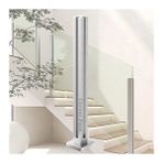 Merdiven korkulukları, Cam Merdiven Korkuluk Direği 304 Paslanmaz Çelik Havuz Çiti Cam Korkuluk Direği 60-150 cm Basamaklar, Balkonlar, Güverte, Veranda Merdivenleri için Cam Korkuluk Sistemi (Renk: