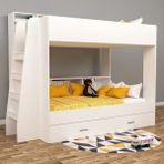 Merdivenli Yavrulu Ranza Mdf - Beyaz - 100 x 100 cm