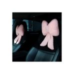 merdümek Bow Tie pembe oto boyun yastığı - araç boyun yastığı •Araç •Ofis •Ev • 1ADET