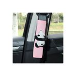 merdümek Sweet Panda emniyet kemeri kılıfı - araç emniyet kemeri omuz koruyucu- emniyet kemeri aksesuarı 1 adet pembe