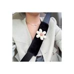 merdümek Sweet Petals Emniyet Kemeri Kılıfı - Araba Konforlu Emniyet Kemeri Aksesuarı 1 ADET krem
